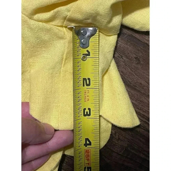 J. Crew Chino Yellow Wave Bottom‎ Shorts Size 10 - Picture 5 of 5